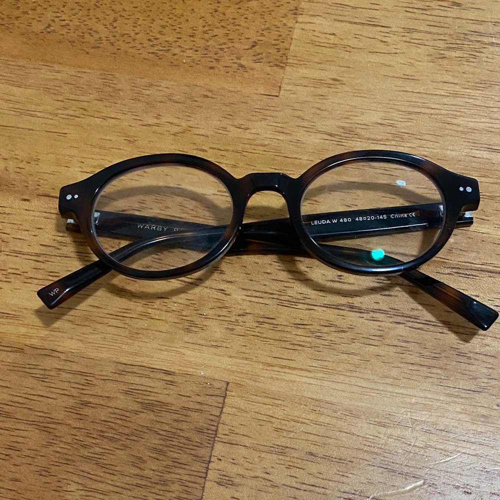 Warby Parker Tortoise Shell Round Glasses